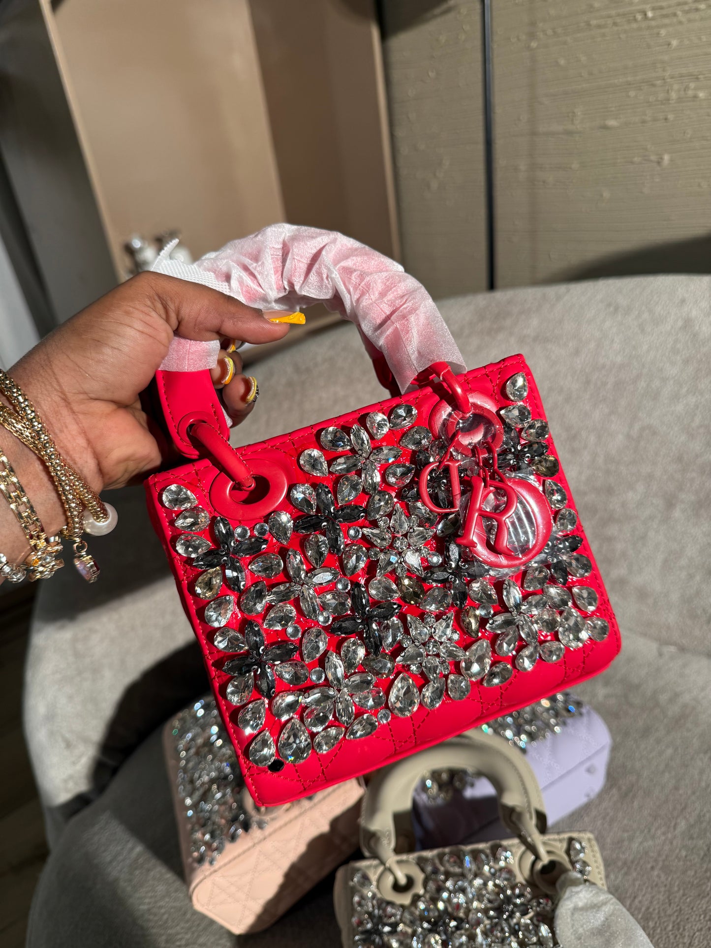 # VR23058 STONED LUXURY BAG