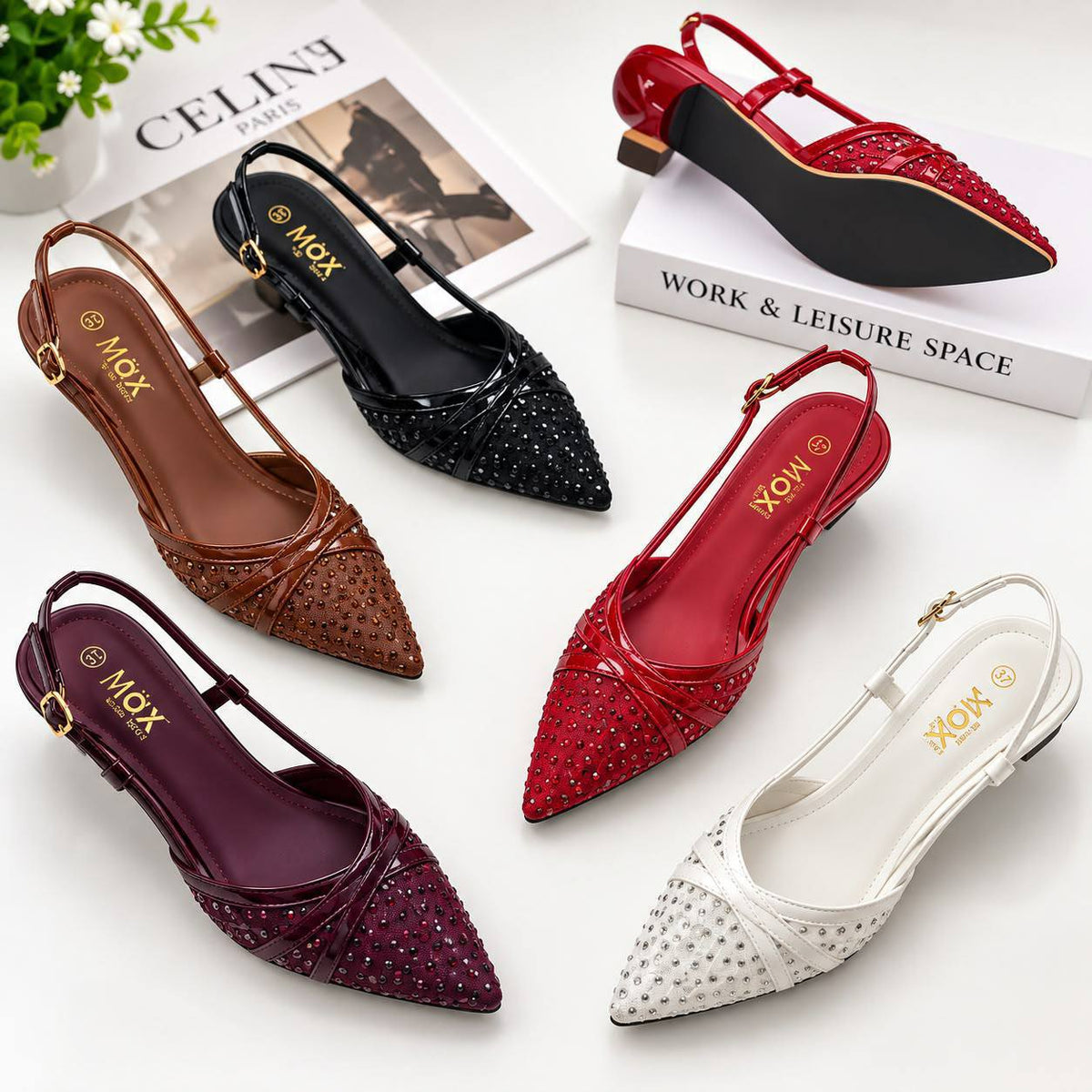 # 0 Stone heels