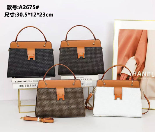 # A2875 H LEATHER STOCK BAG