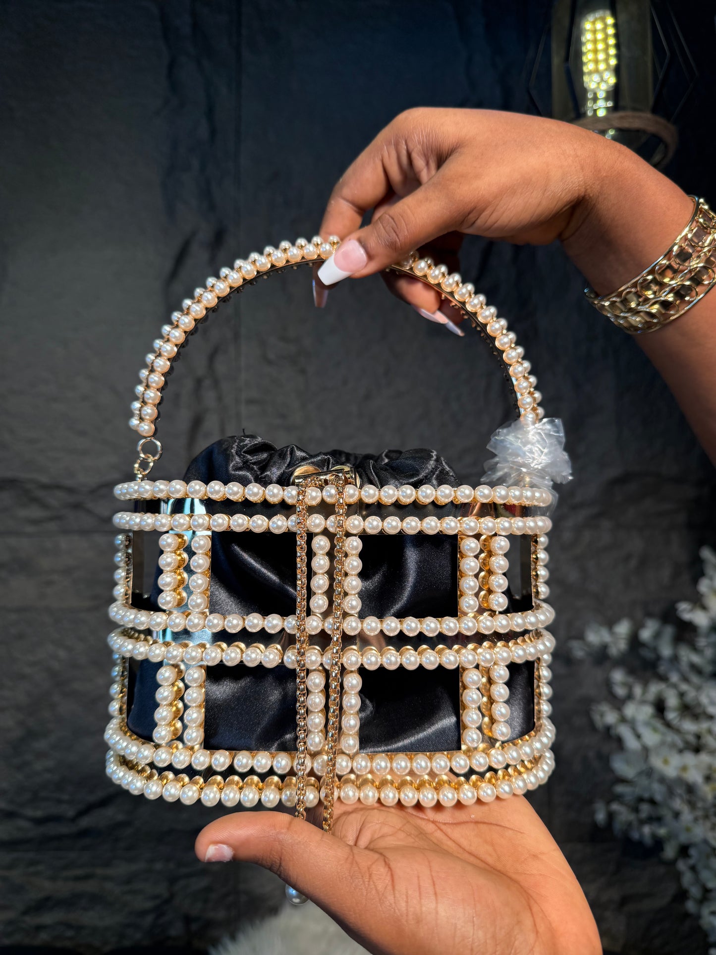 # 0 286 BEADED BOX BAG