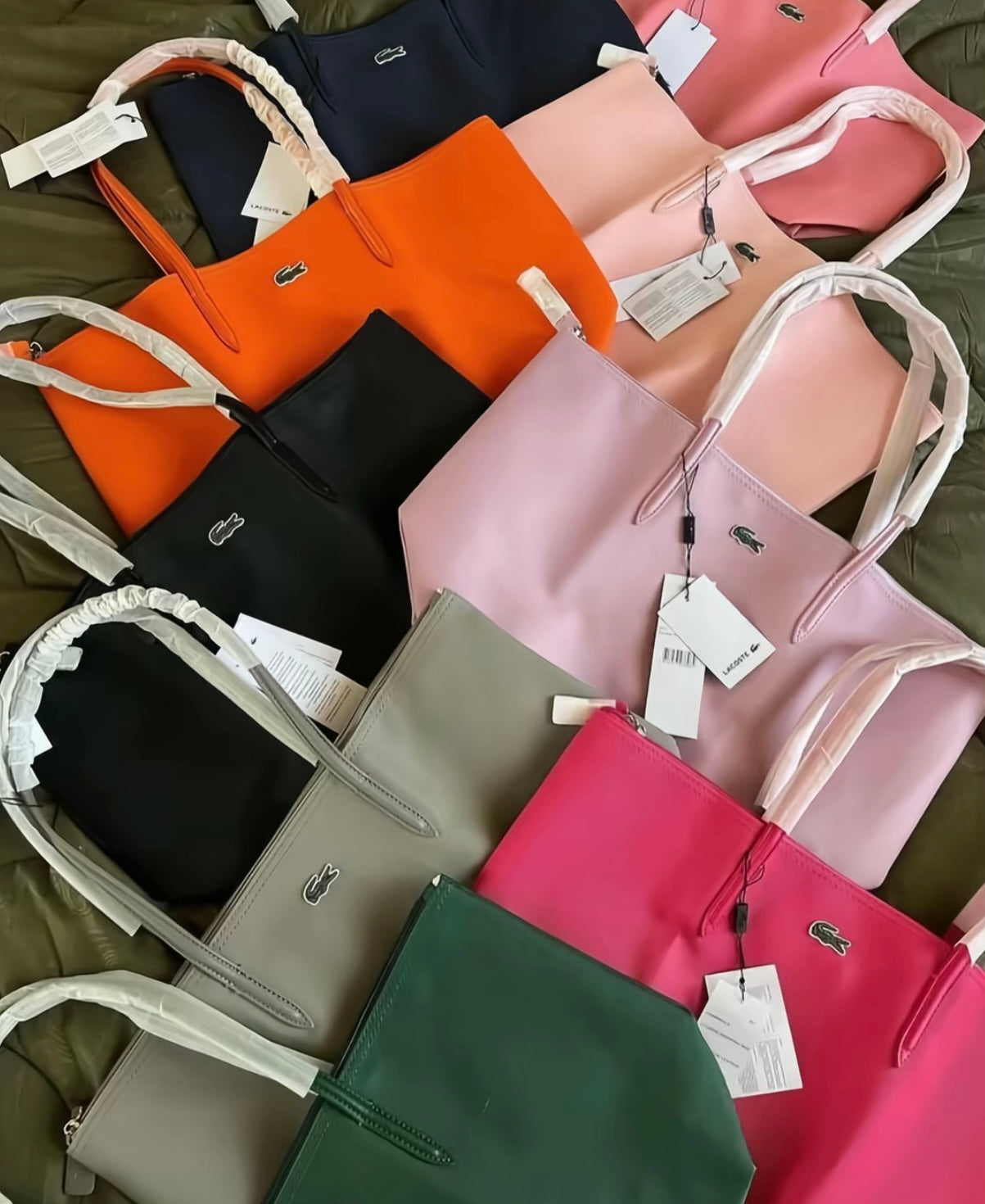 # 0 2 in 1 Lacoste tote bag