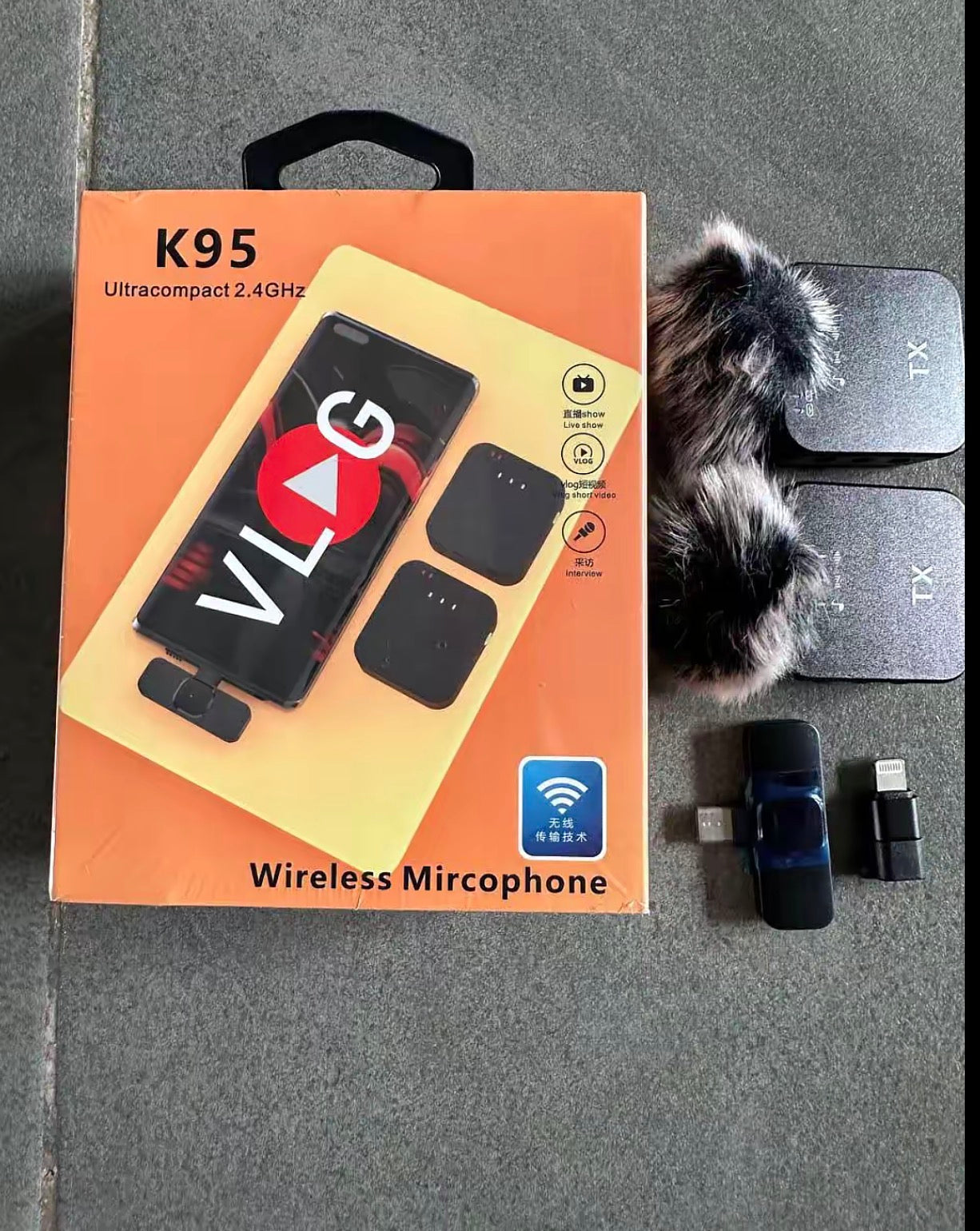# 0 K95 WIRELESS MICROPHONE