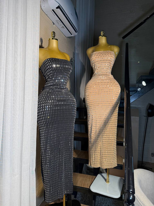 # 8625 shinning gown