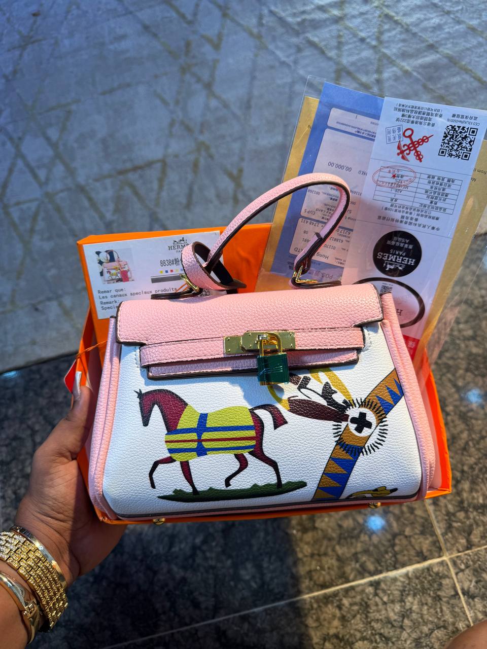 # 0 8838 HERMES BOX BAG