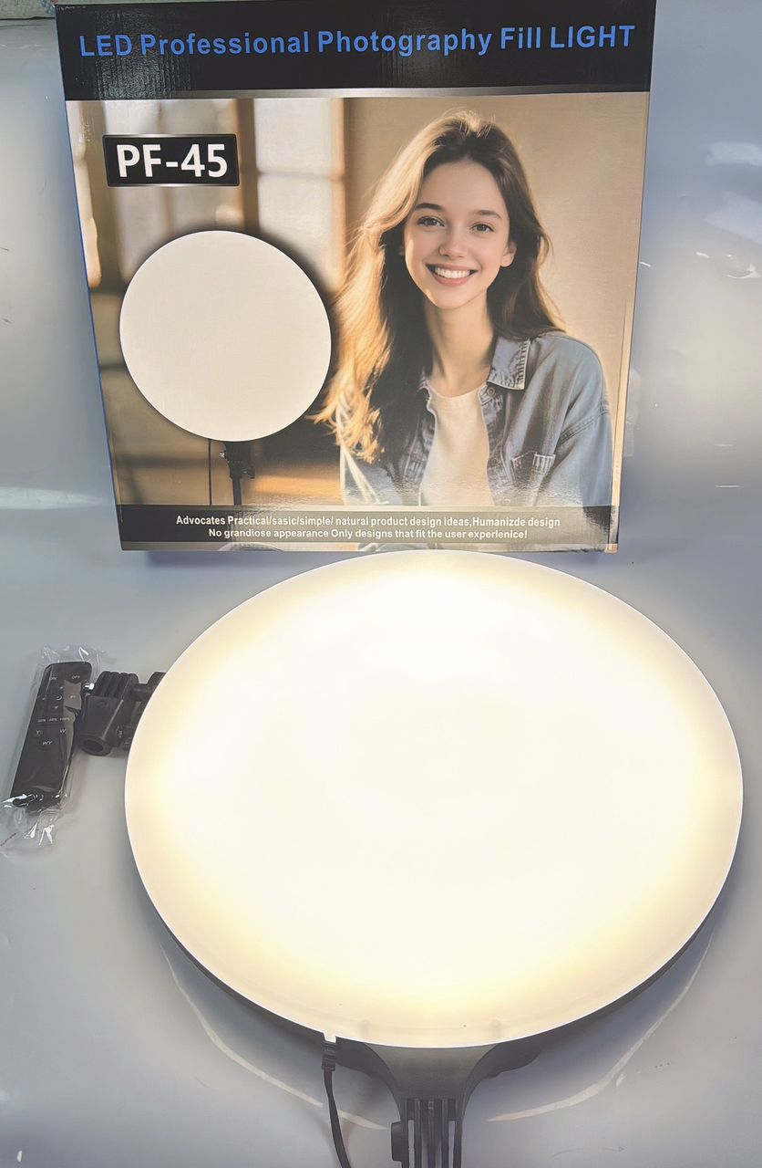 # 0 PF-45 LED LIGHT WITH STAND (CIRCULAR LIGHT)