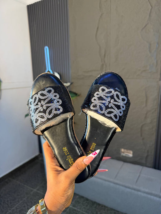 # 0 Simple rose slippers