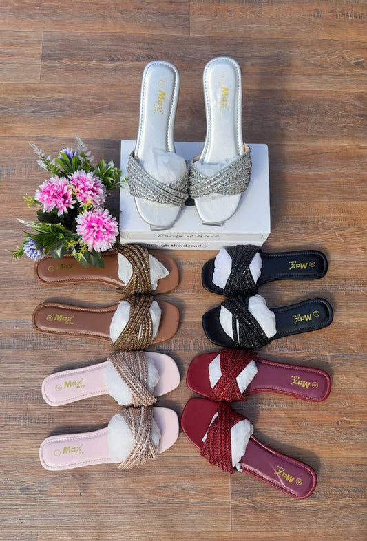 # 0 Shinning stone slippers
